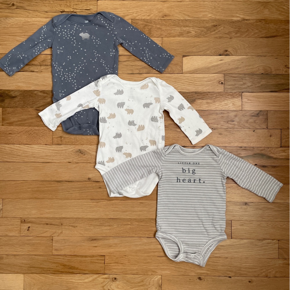 Carter's Just One You® Baby 3pk Bear
Bodysuit - 9M